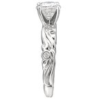 LaVie Peg Head Semi-Mount Diamond Ring 115017-S