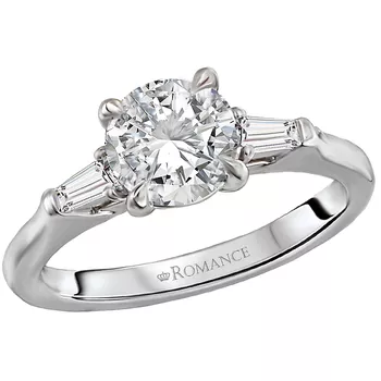 Diamond Semi Mount Engagement Ring 160085-RD100