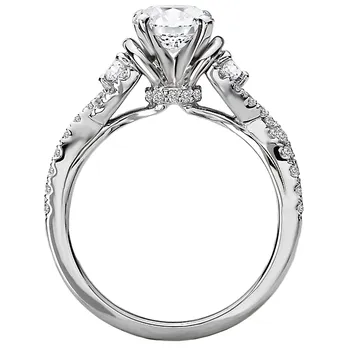Diamond Semi-Mount Engagement Ring 160187-RD100