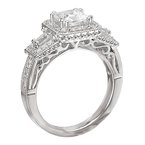 LaVie Halo Semi-Mount Diamond Ring 115093-100