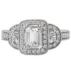 LaVie Halo Semi-Mount Diamond Ring 115089-100