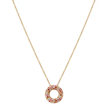 Ladies Fashion Gemstone Necklace 252003-DSY