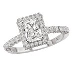 LaVie Halo Semi-Mount Diamond Ring 115037-100