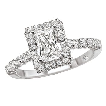 Halo Semi-Mount Diamond Ring 115037-100