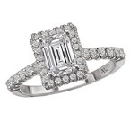 LaVie Halo Semi-Mount Diamond Ring 115037-050