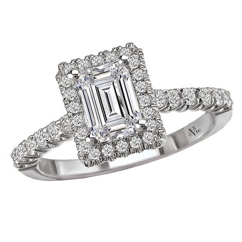 Halo Semi-Mount Diamond Ring 115037-050