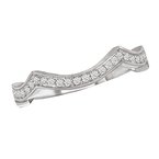 LaVie Curved Wedding Band 115002-100W