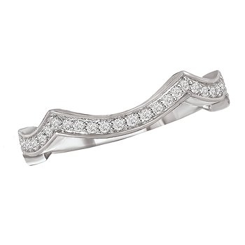Curved Wedding Band 115002-100W