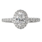 LaVie Halo Semi-Mount Diamond Ring 116087-050S