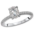LaVie Classic Semi-Mount Diamond Ring 115427-OV100