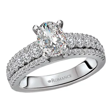 Semi-Mount Diamond Engagement Ring 160205-OV100