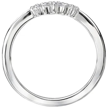 Curved Wedding Band 160054-W