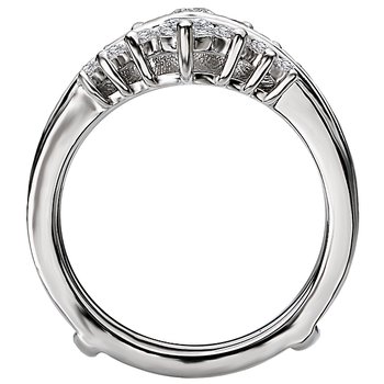 Diamond Wrap Wedding Ring with Guard 113935-WRAP