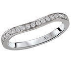 LaVie Curved Wedding Band 115312-100W