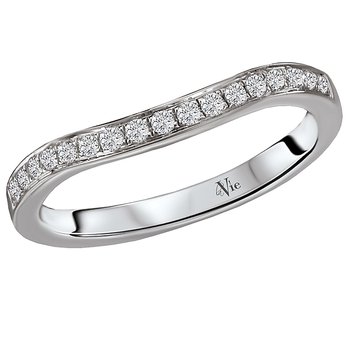 Curved Wedding Band 115312-100W