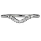 LaVie Curved Wedding Band 115290-100W