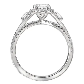 Halo Semi-Mount Diamond Ring 119253-OV100K
