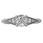 LaVie Classic Semi-Mount Diamond Ring 115467-RD075