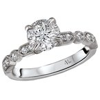 LaVie Classic Semi-Mount Diamond Ring 115444-RD100