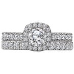 LaVie Halo Diamond Engagement Ring 116142-RDC