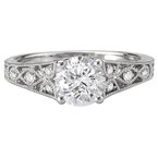 LaVie Vintage Semi-Mount Diamond Ring 115223-100