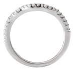 LaVie Curved Wedding Band 115108-100W