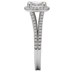 LaVie Split Shank Semi-Mount Diamond Ring 115327-100