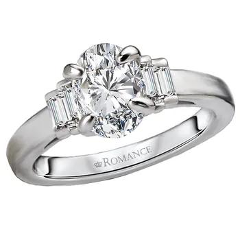 Classic Semi-Mount Diamond Ring 160031-OV100