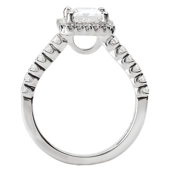 Halo Semi-Mount Diamond Ring 115036-100