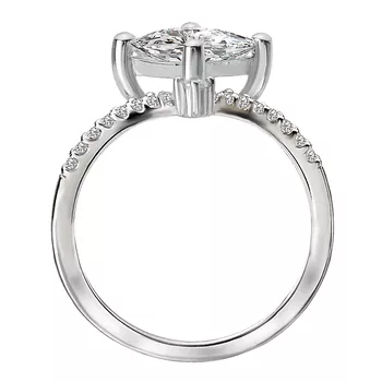 Diamond Semi-Mount Engagement Ring 160070-PC150