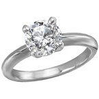 LaVie Solitaire Semi-Mount Diamond Ring 114000-4RD125WS