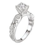 LaVie Peg Head Semi-Mount Diamond Ring 115017-S