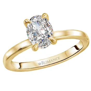 Diamond Semi-Mount Engagement Ring 160103-OV100Y