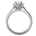 LaVie Halo Semi-Mount Diamond Ring 115437-OV100