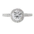 LaVie Round Halo Semi-Mount Ring 115114-100