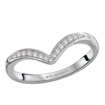 Diamond Nesting Wedding Band 160317-MQ100W