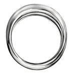 Eleganza Ladies Fashion Sterling Silver Ring 711854-7