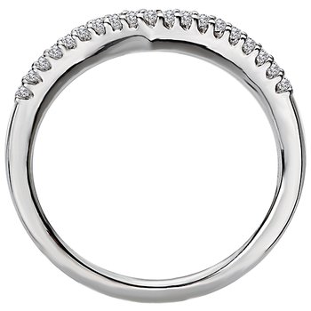 Curved Diamond Nesting Band 113914-W