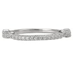 LaVie Curved Wedding Band 115166-W