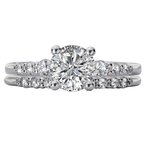 LaVie Peg Head Semi-Mount Diamond Ring 115438-RD100