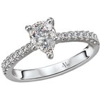 LaVie Classic Semi-Mount Diamond Ring 115474-PS075
