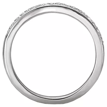 Straight Front Diamond Wedding Band 160358-W