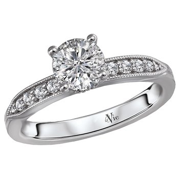 Classic Semi-Mount Diamond Ring 115464-RD075