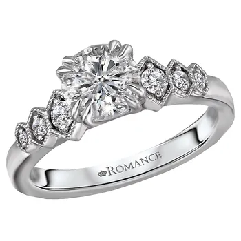 Classic Semi-Mount Diamond Ring 119204-RD100K