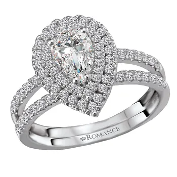 Halo Semi-Mount Diamond Ring 119248-PS100K