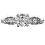LaVie Classic Semi-Mount Diamond Ring 115471-RD075