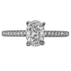 LaVie Classic Semi-Mount Diamond Ring 115427-OV100