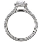 LaVie Halo Diamond Engagement Ring 116142-RDC
