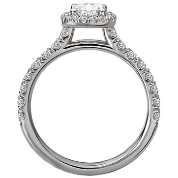 Halo Diamond Engagement Ring 116142-RDC