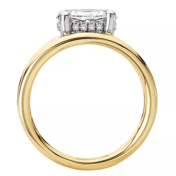 Split Shank Diamond Engagement Ring 160328-OV150Y
